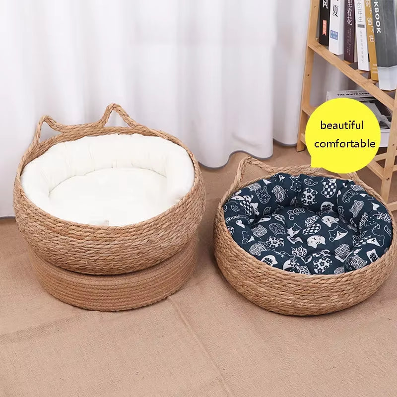 Cat Nest Seasonal Warmth Pad Detachable Washable Winter Pet Supplies Accessories
