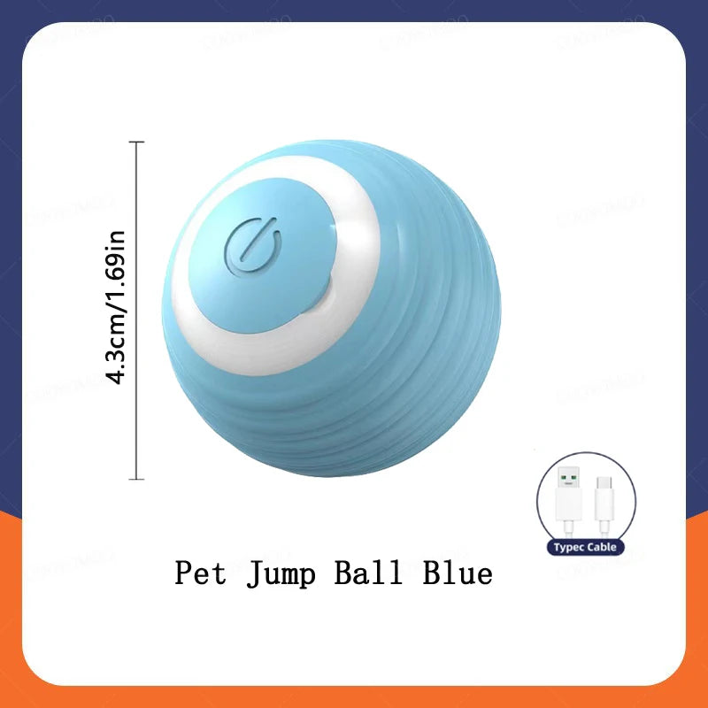 Smart Interactive Dog Ball - USB Rechargeable Moving Toy