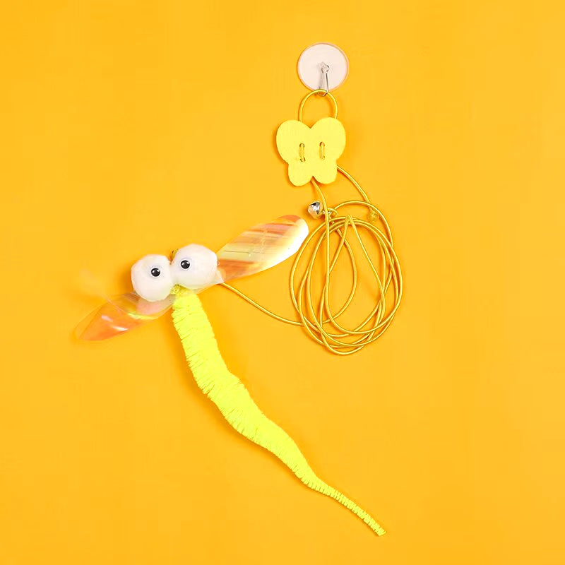 Interactive Hanging Cat Teaser Wand Toy
