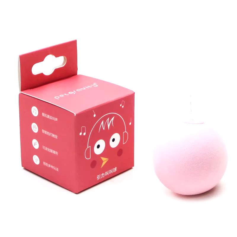 Interactive Catnip Plush Toy - Smart Squeaky Training Ball