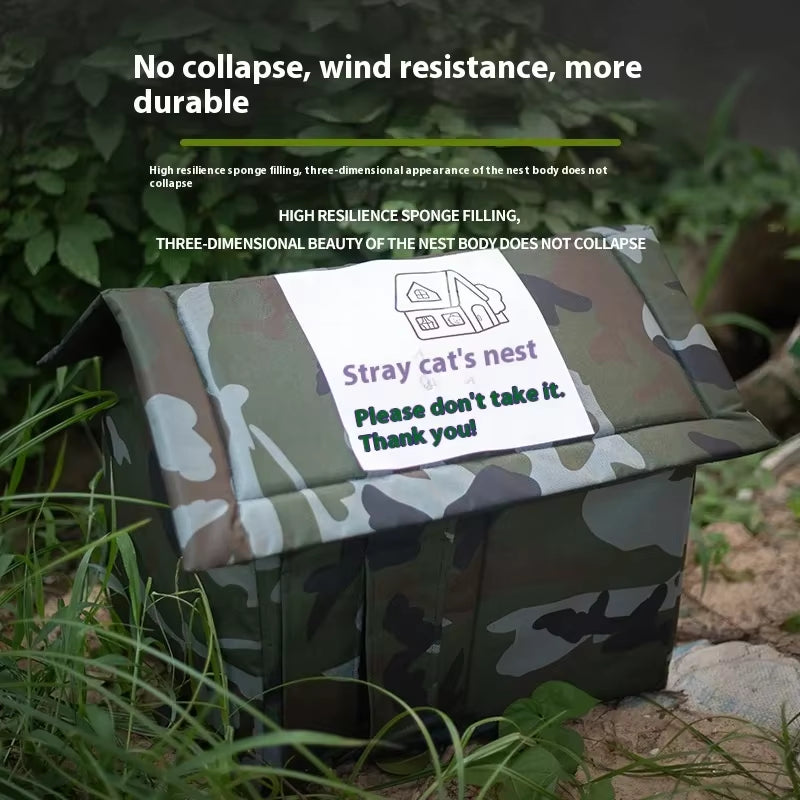 All Seasons Outdoor Rainproof Stray Cat Nest