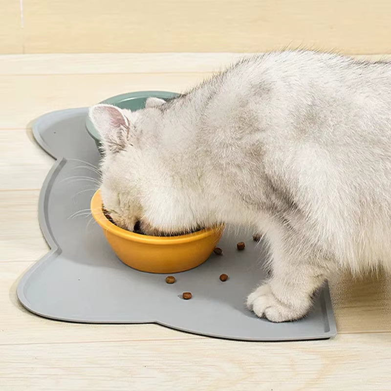 Pet Food Feeding Pad Pet Bowl Drinking Mat Portable Dog Feeding Mat Placemat