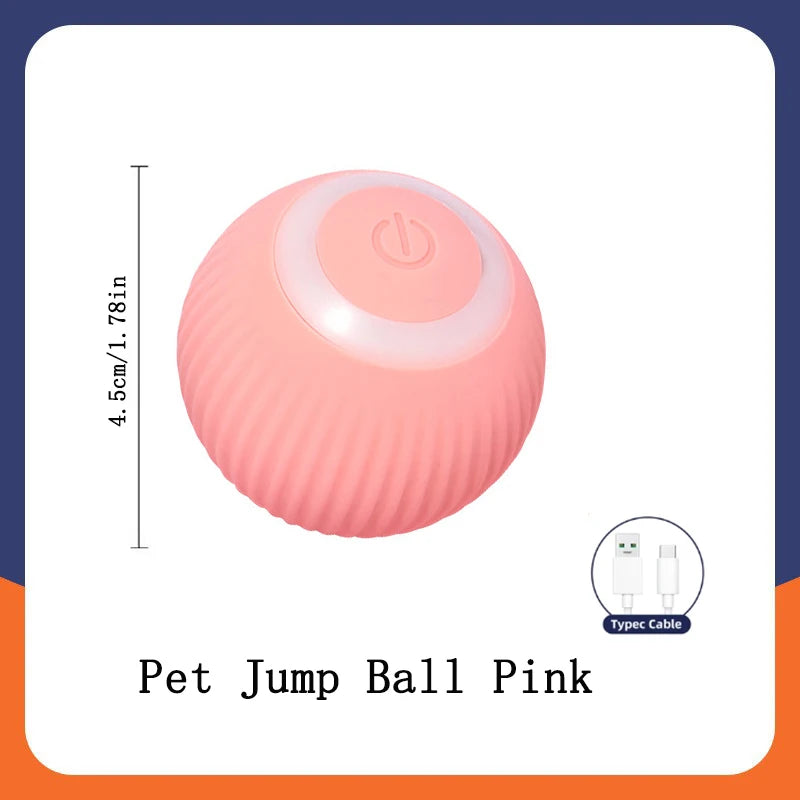 Smart Interactive Dog Ball - USB Rechargeable Moving Toy