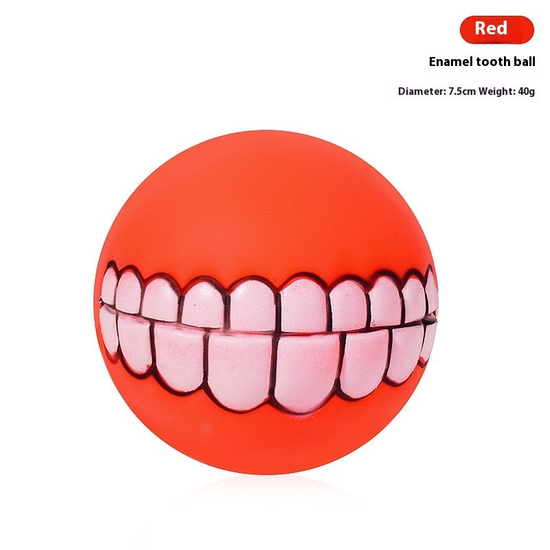 Vocalization Bite-resistant Molar Pet Toy Ball