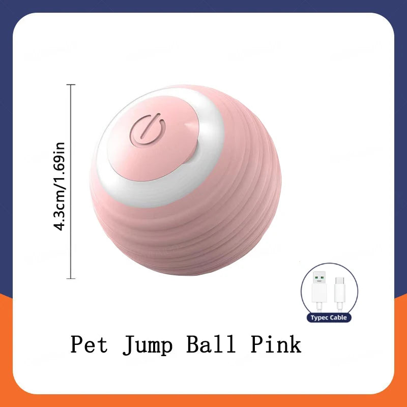 Smart Interactive Dog Ball - USB Rechargeable Moving Toy