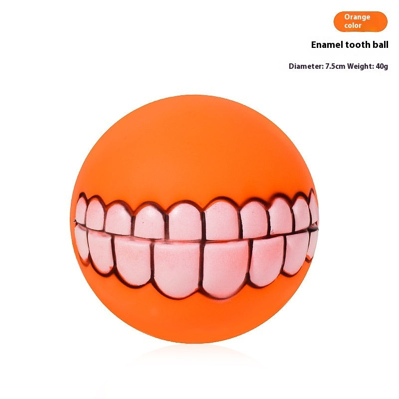 Vocalization Bite-resistant Molar Pet Toy Ball