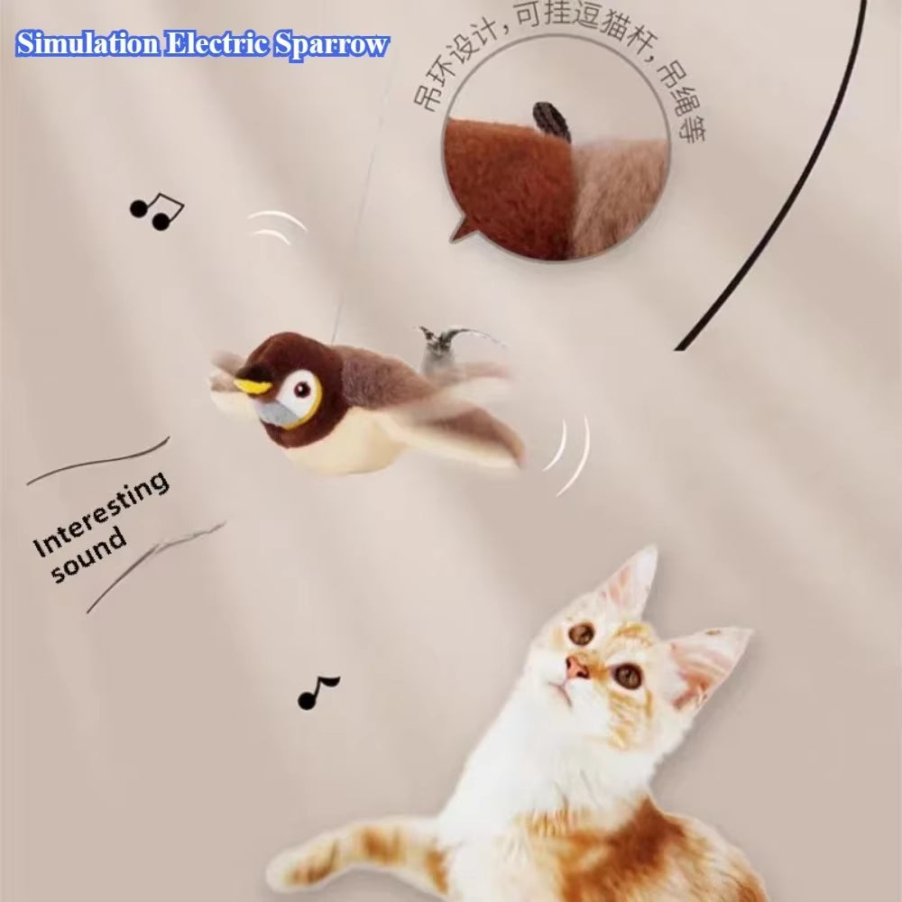 Interactive Catnip Cat Toy - USB Rechargeable & Squeaky