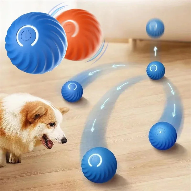 Smart Interactive Dog Ball - USB Rechargeable Moving Toy