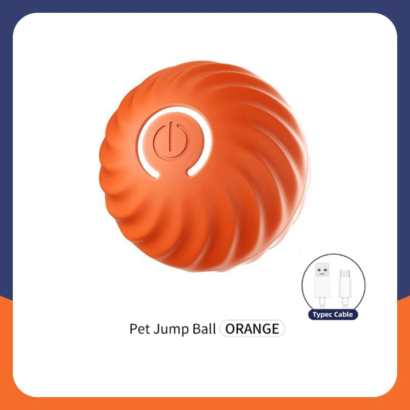 Smart Interactive Dog Ball - USB Rechargeable Moving Toy