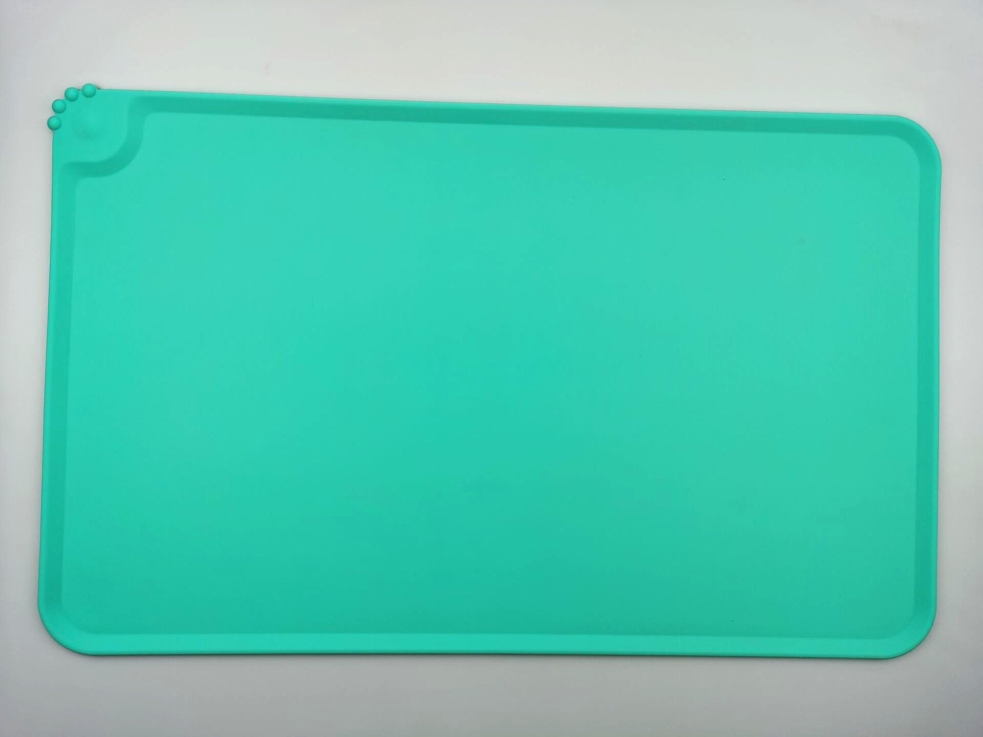 No Plus-sized Silicone Pet Placemat Dog's Paw Pet Cat Dog Food Bowl Pad