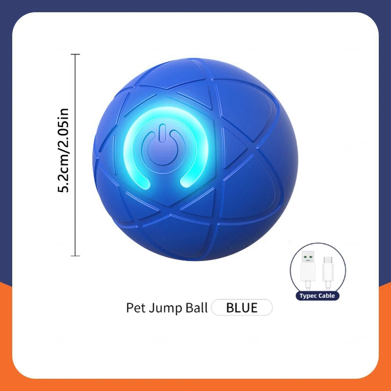 Smart Interactive Dog Ball - USB Rechargeable Moving Toy