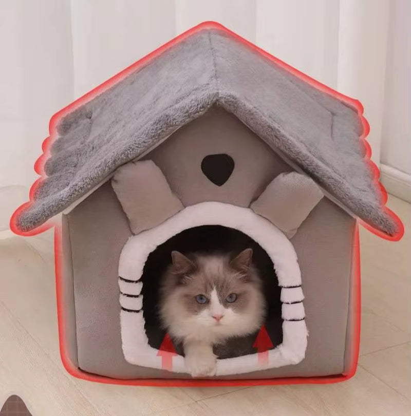 All Seasons Warm Washable Cat Dog House 