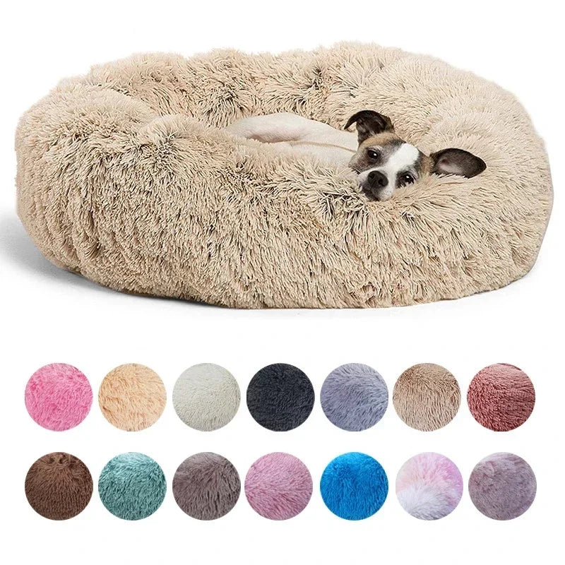 Super Soft Cat Bed Long Plush Dog House 