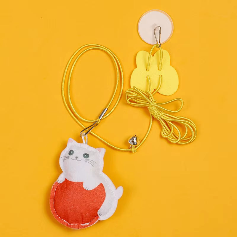 Interactive Hanging Cat Teaser Wand Toy