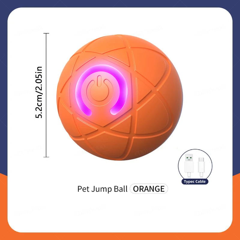 Smart Interactive Dog Ball - USB Rechargeable Moving Toy