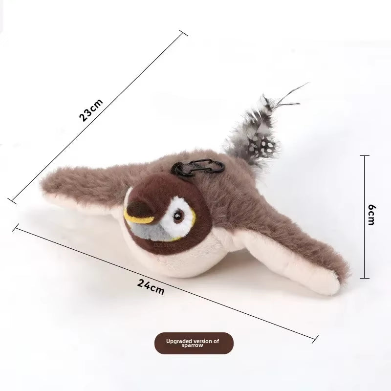 Interactive Catnip Cat Toy - USB Rechargeable & Squeaky