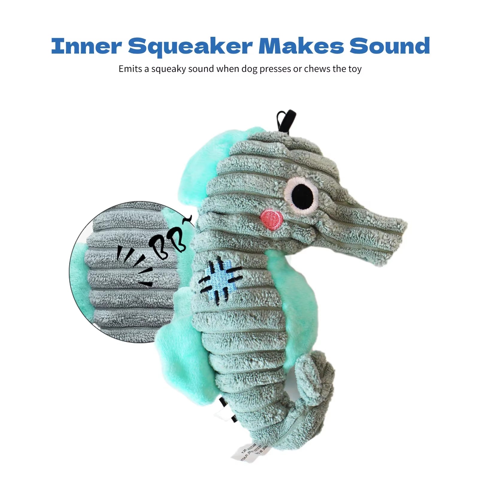 Squeaky Plush Toy for Small Dogs - Ocean Series