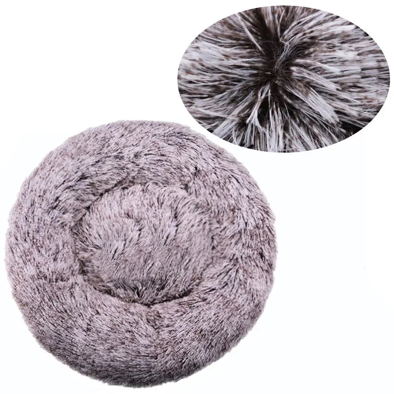  Super Soft Cat Bed Long Plush Dog House 