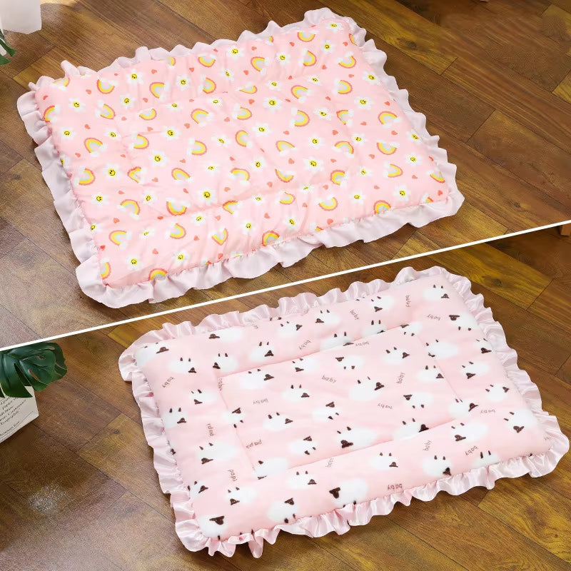 Pet Sleeping Pad Thickened Autumn and Winter Warm Floor Mat 